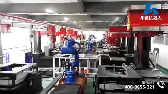 Sink automatic feeding and blanking production line